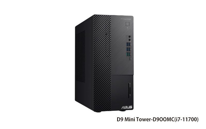 ASUS ExpertCenter D9 Mini Tower D900MC (i7-11700/16G/1TB+512G/CRD/DVDRW/WIN11Pro/500W80+/3Y)