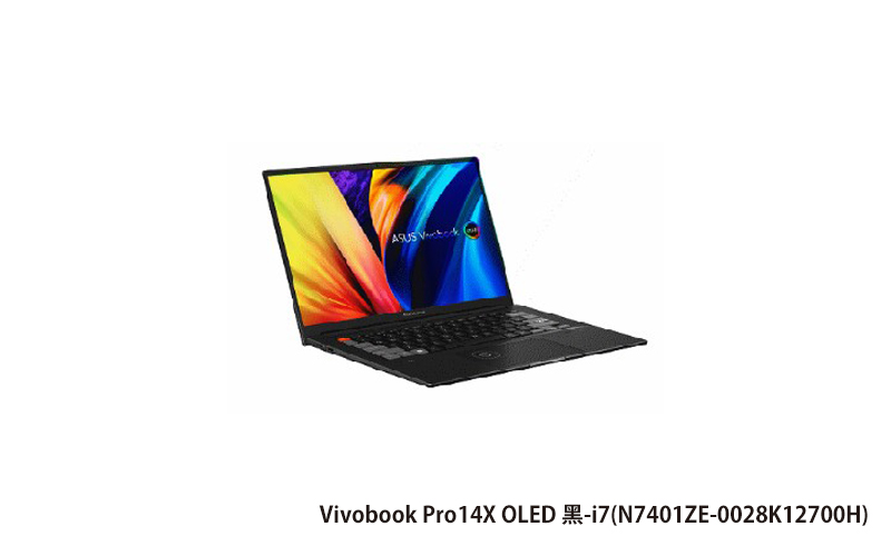 ASUS Vivobook Pro 14X OLED 華碩筆電 (i7-12700H/32G/1T_SSD/RTX3050TI_4G/WIN11 ) (N7401ZE-0028K12700H)