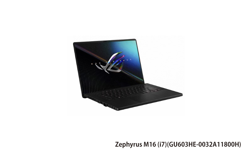 ASUS Zephyrus M16 華碩無盡黑電競筆電 (i7-11800H/16G/512G_SSD/RTX3050TI_4G/WIN10) (GU603HE-0032A11800H)
