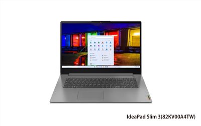Lenovo IdeaPad Slim 3 聯想家用筆電 ((IP3)17.3吋/R5 5500U/8GB /512GB/Win11) (82KV00A4TW)