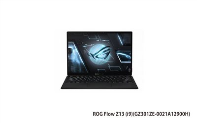 ASUS ROG Flow Z13 華碩無盡黑翻轉觸控電競筆電 (i9-12900H/8G*2/1T_SSD/RTX3050TI_4G/WIN11) (GZ301ZE-0021A12900H)